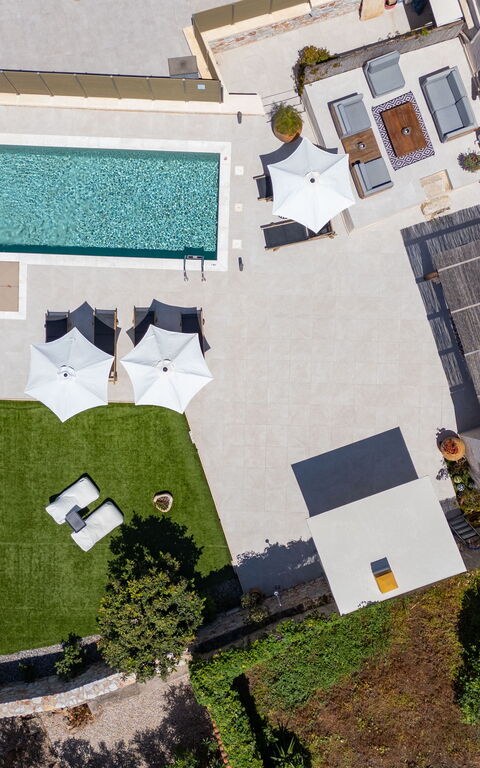 Villa Platon: bassin, Extérieur, Jardin