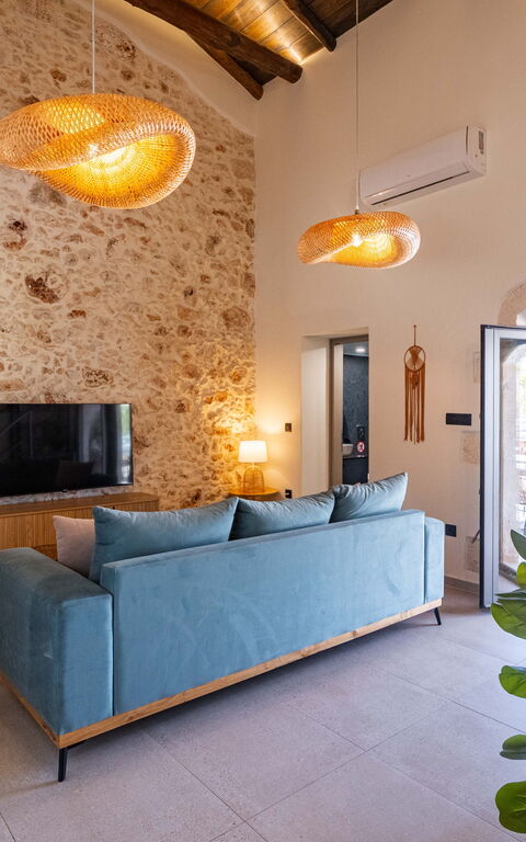Villa Platon: Salon