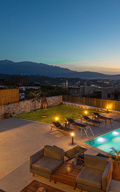 Villa Platon: Balcon / Terrasse / Patio, bassin, Extérieur, Extérieurs