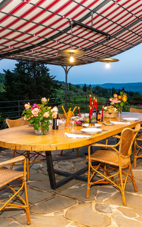 Villa Tenuta Casenuove: Balcon / Terrasse / Patio, Extérieur, Extérieurs, Vues