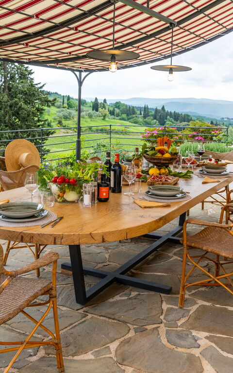 Villa Tenuta Casenuove: Balcon / Terrasse / Patio, Extérieur, Extérieurs, Vues
