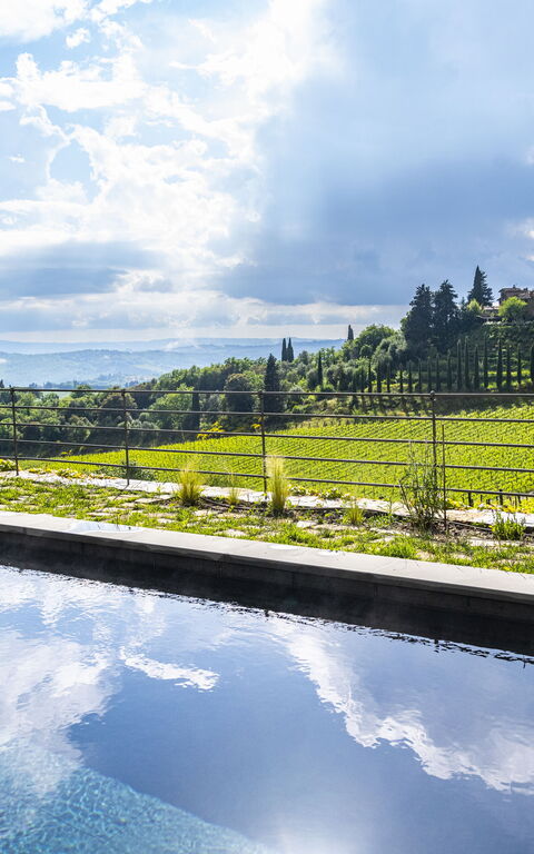 Villa Tenuta Casenuove: bassin, Extérieur, Extérieurs, Jardin, Vues
