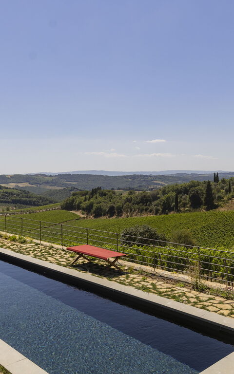 Villa Tenuta Casenuove: bassin, Extérieur, Extérieurs, Jardin, Vues