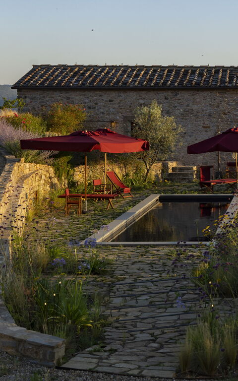 Villa Tenuta Casenuove: bassin, Extérieur, Extérieurs, Jardin