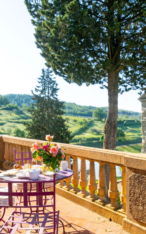 Villa Tenuta Casenuove: Balcon / Terrasse / Patio, Extérieur, Extérieurs, Vues