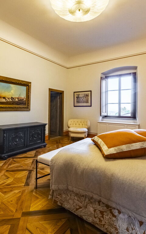 Villa Tenuta Casenuove: chambre à coucher