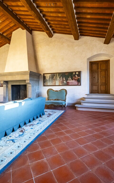 Villa Tenuta Casenuove: Salon