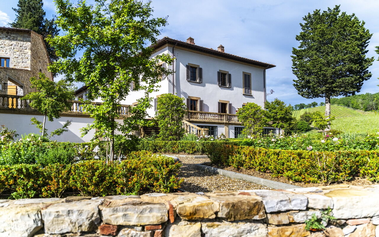 Villa Tenuta Casenuove: Jardin