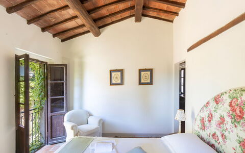 Logement Granaio: chambre à coucher