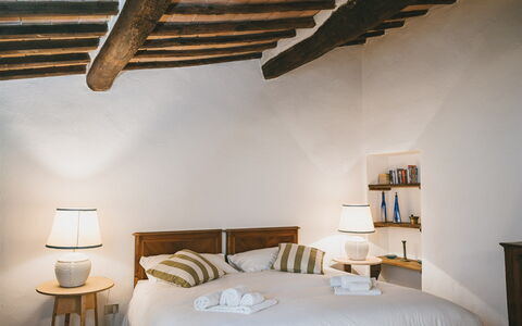 Logement Loggetta: chambre à coucher