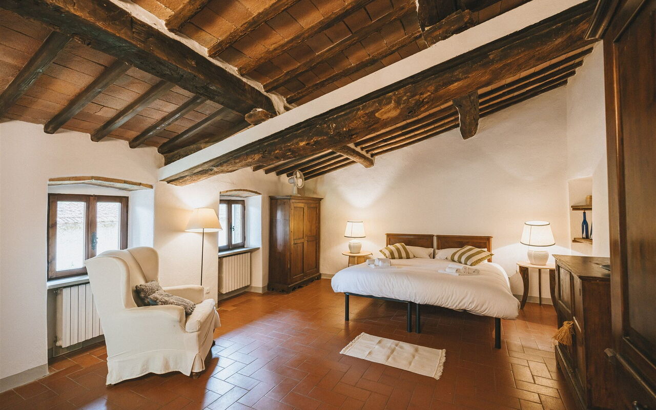 Logement Loggetta: chambre à coucher