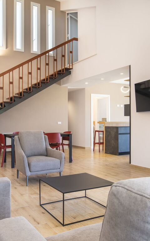 Villa Aversa: Salle à manger, Salon