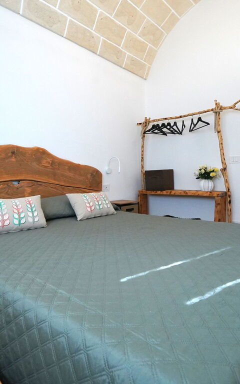 Trullo Samanta: chambre à coucher