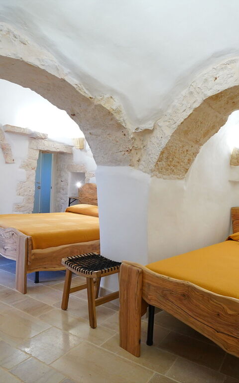 Trullo Samanta: chambre à coucher
