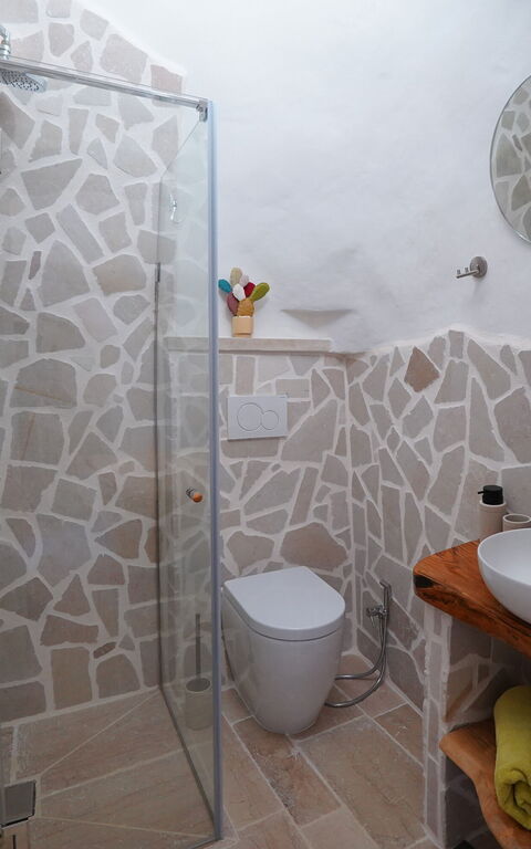 Trullo Samanta: Salle de bain