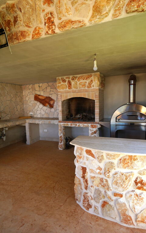 Trullo Samanta: Balcon / Terrasse / Patio, Cuisine, Extérieur, Jardin