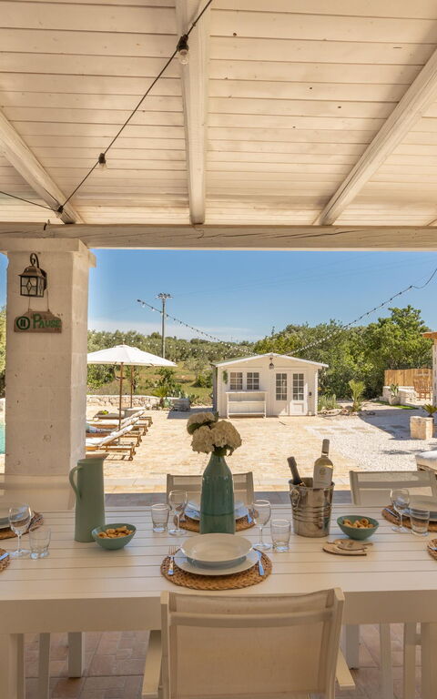 Villa Lampu Di Luce: Balcon / Terrasse / Patio, bassin, Extérieur