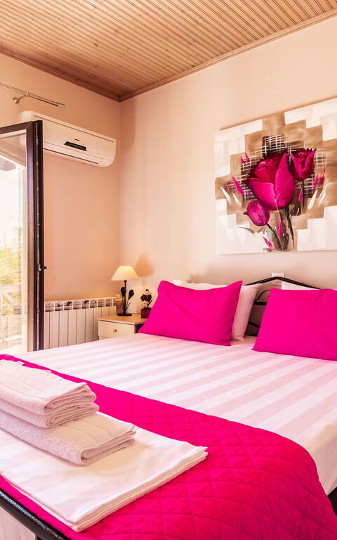 Villa Irida: chambre à coucher