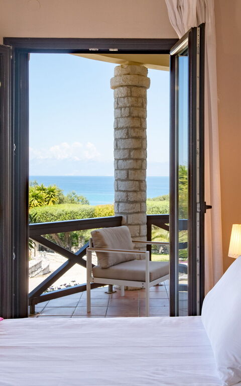 Villa Irida: chambre à coucher