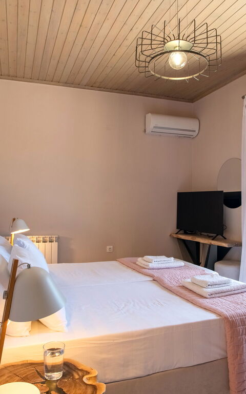 Villa Irida: chambre à coucher