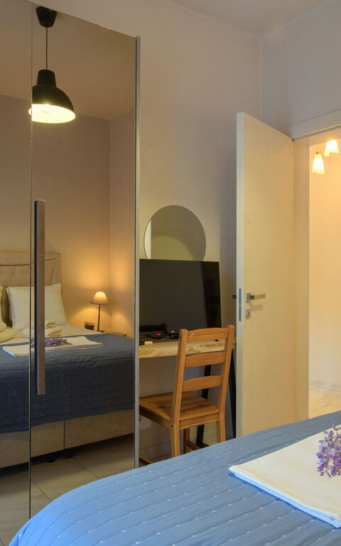 Villa Irida: chambre à coucher