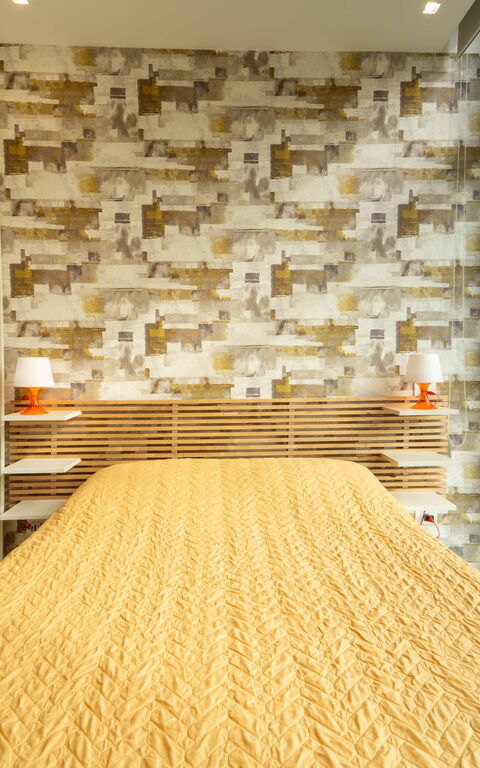 Villa Pizzolungo: chambre à coucher