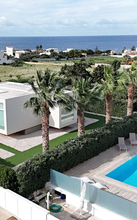 Villa Pizzolungo: bassin, Extérieur, Vues