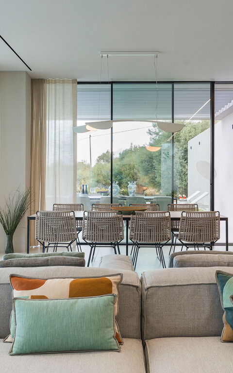 Villa Calypso: Salle à manger, Salon