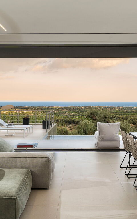 Villa Calypso: Salle à manger, Salon, Vues