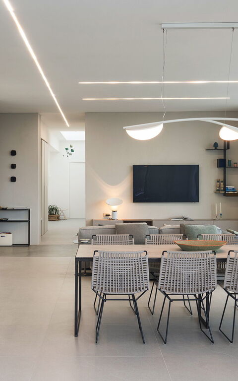 Villa Calypso: Salle à manger, Salon