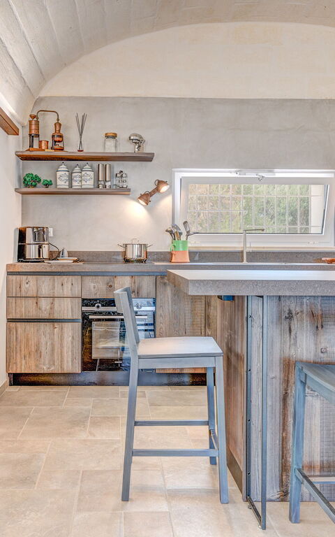 Trulli di Luccio: Cuisine, Salle à manger