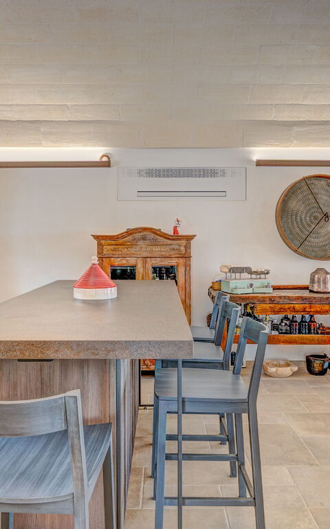 Trulli di Luccio: Cuisine, Salle à manger