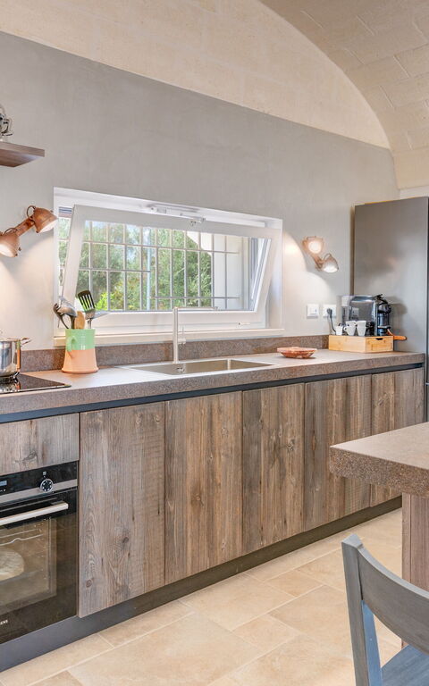 Trulli di Luccio: Cuisine, Salle à manger