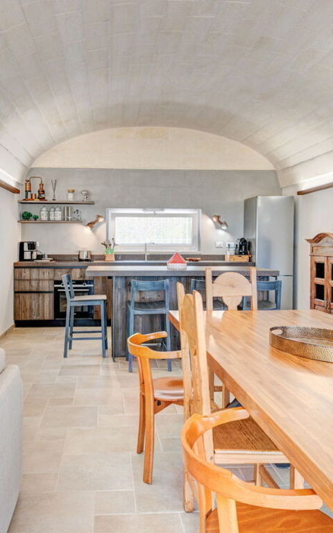 Trulli di Luccio: Salle à manger, Salon