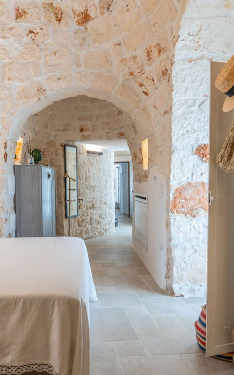 Trulli di Luccio: chambre à coucher