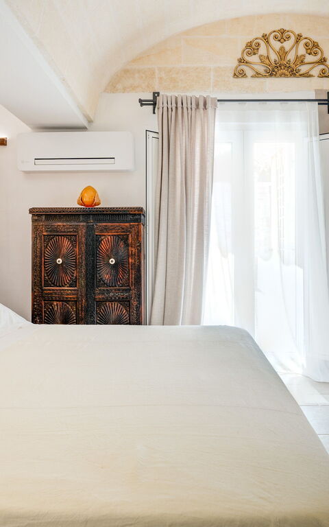 Trulli di Luccio: chambre à coucher