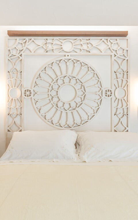 Trulli di Luccio: chambre à coucher