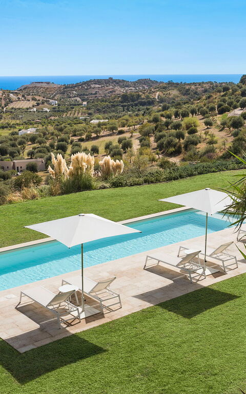 Villa Petite Afrique: bassin, Extérieur, Extérieurs, Jardin