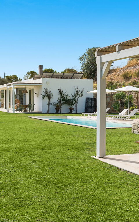 Villa Petite Afrique: Balcon / Terrasse / Patio, bassin, Extérieur, Extérieurs, Jardin