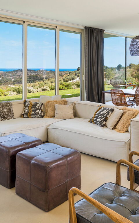 Villa Petite Afrique: Salon