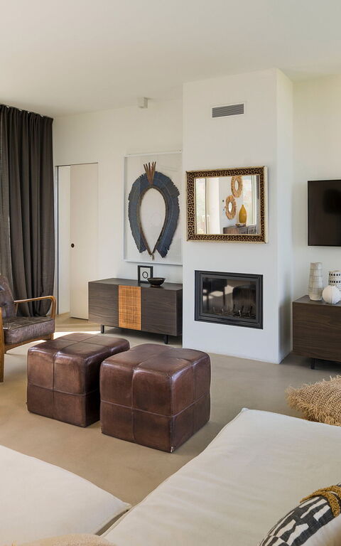 Villa Petite Afrique: Salon