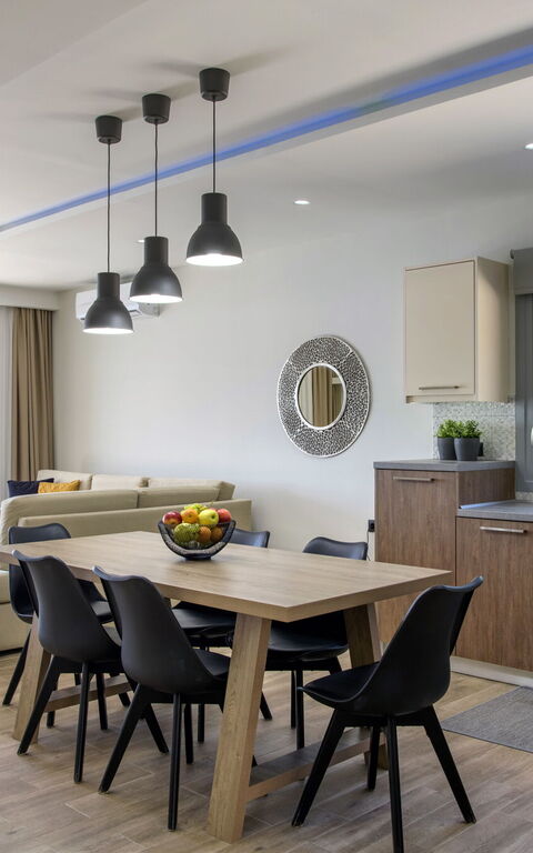 Villa Alkyoni: Cuisine, Salle à manger