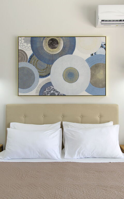 Villa Alkyoni: chambre à coucher