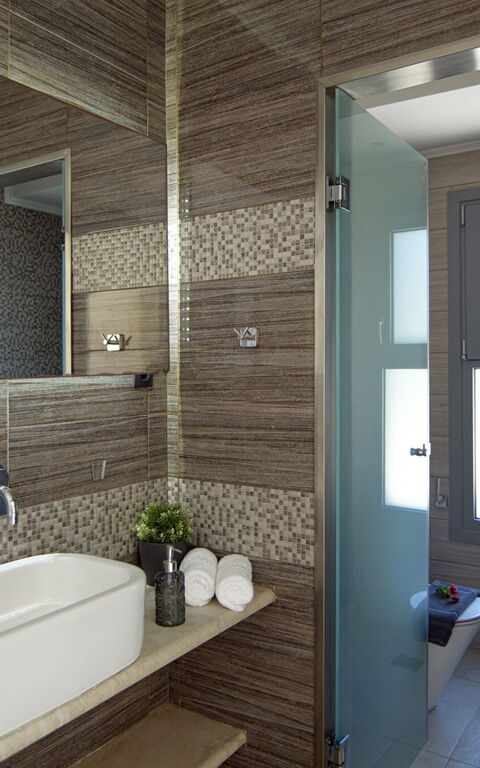 Villa Alkyoni: Salle de bain