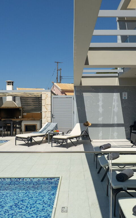 Villa Alkyoni: bassin, Extérieur, Extérieurs