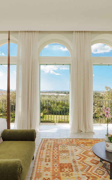 Domus Olivae: chambre à coucher, Salle de bain