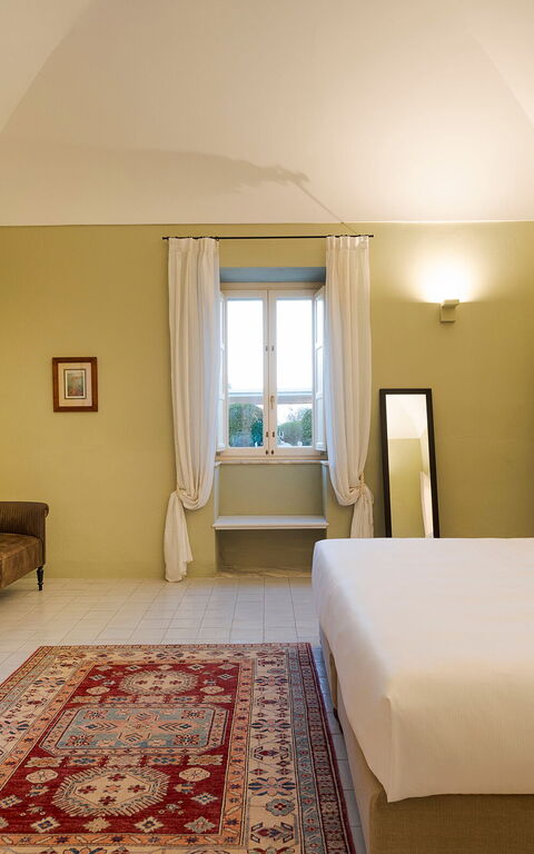 Domus Olivae: chambre à coucher, Salle de bain