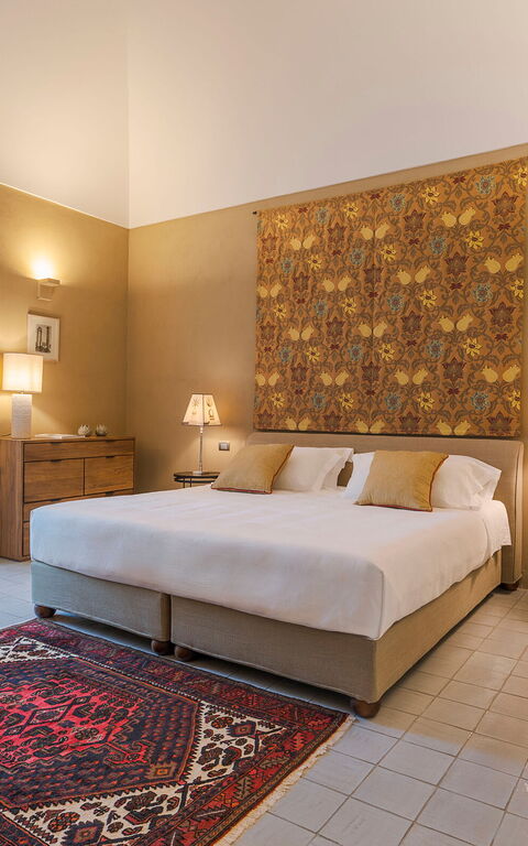 Domus Olivae: chambre à coucher, Salle de bain