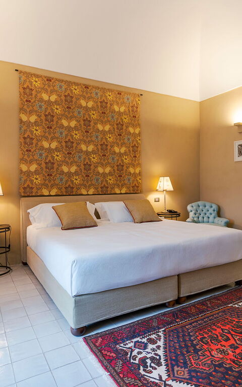 Domus Olivae: chambre à coucher, Salle de bain