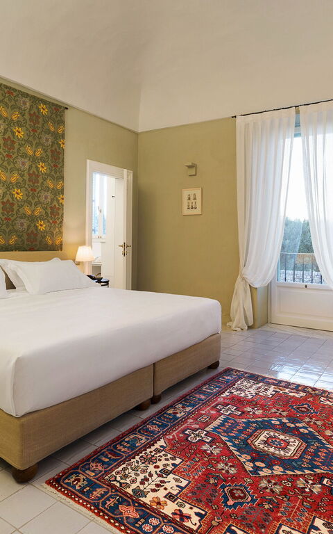 Domus Olivae: chambre à coucher, Salle de bain